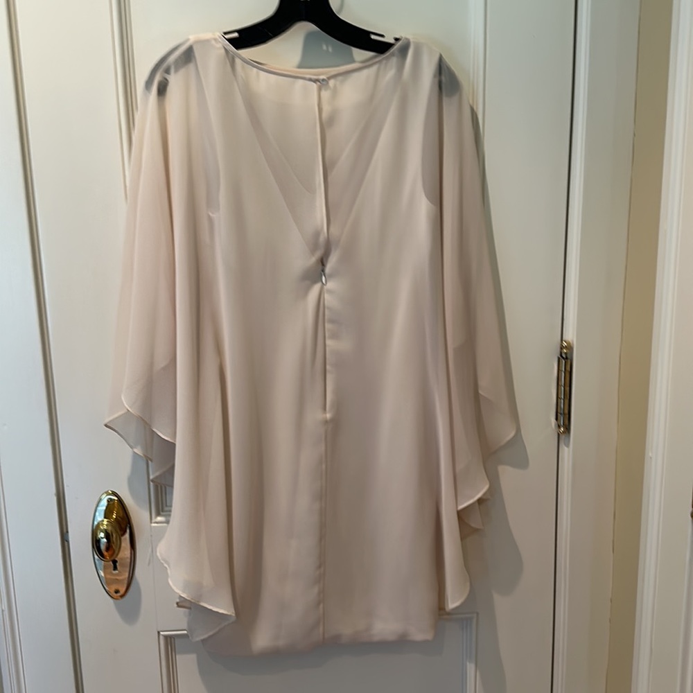 Halston Heritage beige/cream dress size 4 - Picture 3 of 7